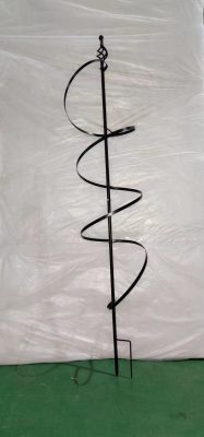 Cultivating Flowers Using Iron Shepherd's Hooks