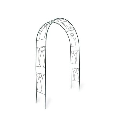 Enchanting Floral Arches with Iron Climbing Structures