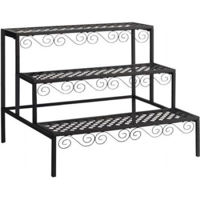 Youlite three-tier iron plant stand