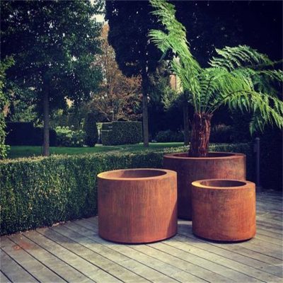 Youlite corten steel planters